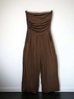 eShe Strapless Wide-Leg Jumpsuit + Pockets